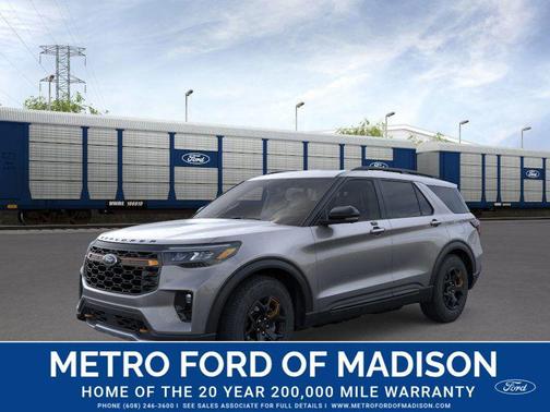 Carbonized Gray Metallic 2026 Ford Explorer Tremor