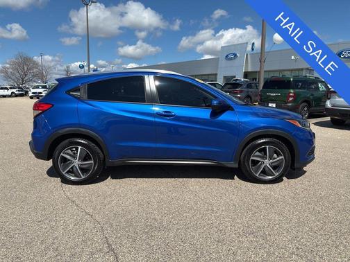 Aegean Blue Metallic 2022 Honda HR-V EX