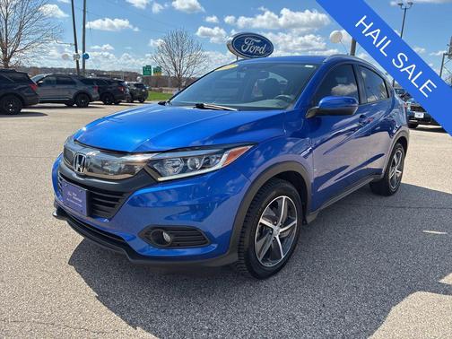 Aegean Blue Metallic 2022 Honda HR-V EX