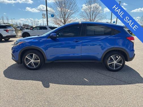 Aegean Blue Metallic 2022 Honda HR-V EX