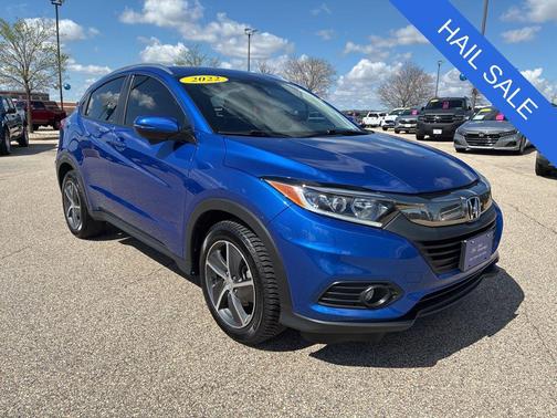 Aegean Blue Metallic 2022 Honda HR-V EX