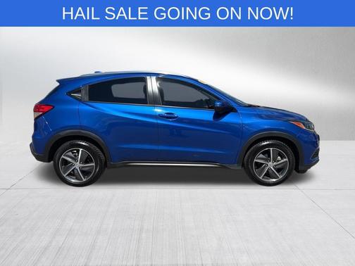 Aegean Blue Metallic 2022 Honda HR-V EX