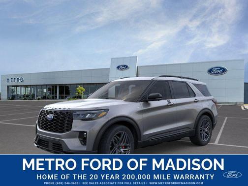 Carbonized Gray Metallic 2026 Ford Explorer ST-Line