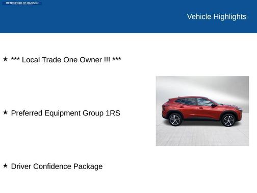 2024 Chevrolet Trax FWD 1RS