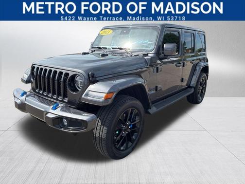 Granite Crystal Metallic Clearcoat 2021 Jeep Wrangler Unlimited 4xe Sahara High Altitude