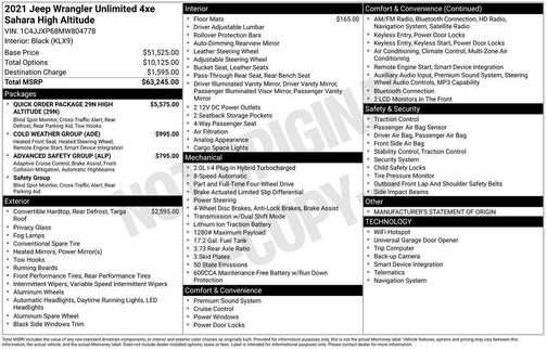 Granite Crystal Metallic Clearcoat 2021 Jeep Wrangler Unlimited 4xe Sahara High Altitude