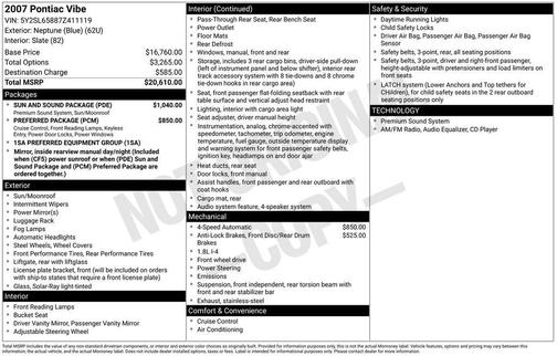 2007 Pontiac Vibe Base