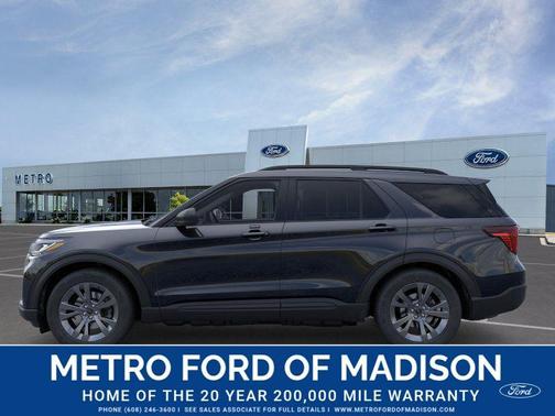 Agate Black Metallic 2026 Ford Explorer Active