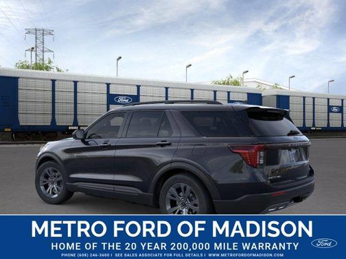 Agate Black Metallic 2026 Ford Explorer Active