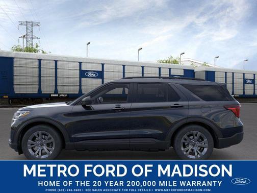 Agate Black Metallic 2026 Ford Explorer Active