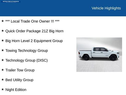 2025 RAM 1500 Big Horn/Lone Star