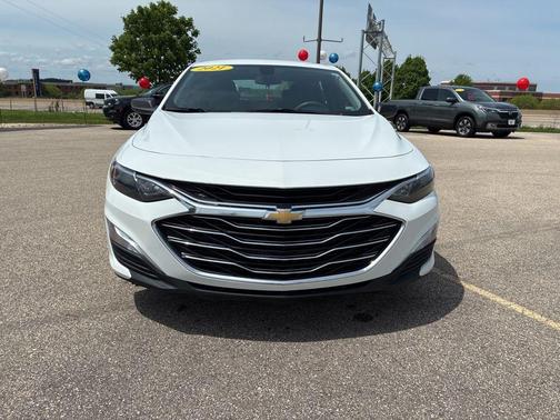 Summit White 2021 Chevrolet Malibu 1LS