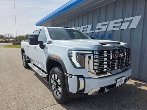 Glacier White Tricoat 2026 GMC Sierra 2500 Denali