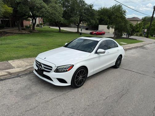 White 2021 Mercedes-Benz C-Class Sedan
