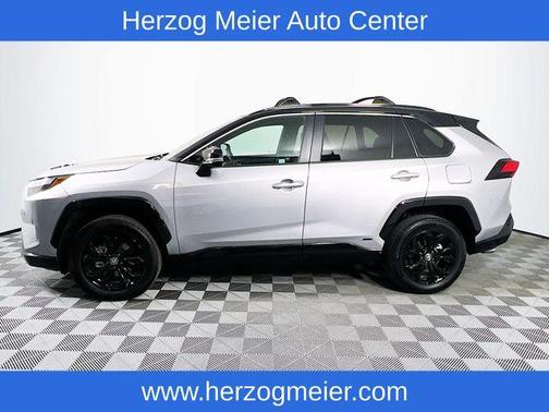 Midnight Black Metallic 2023 Toyota RAV4 Hybrid XSE