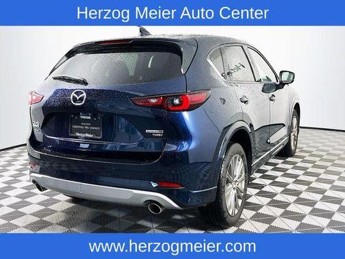 Deep Crystal Blue Mica 2025 Mazda CX-5 2.5 Turbo Signature