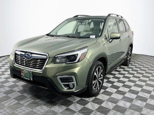 Jasper Green Metallic 2021 Subaru Forester Limited