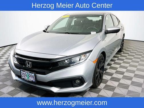 Lunar Silver Metallic 2020 Honda Civic Sport