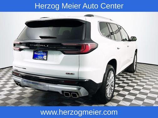 White Frost Tri-Coat 2024 GMC Acadia Denali