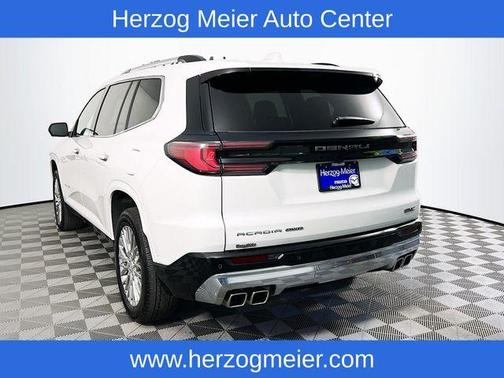 White Frost Tri-Coat 2024 GMC Acadia Denali