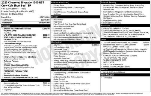 2023 Chevrolet Silverado 1500 RST
