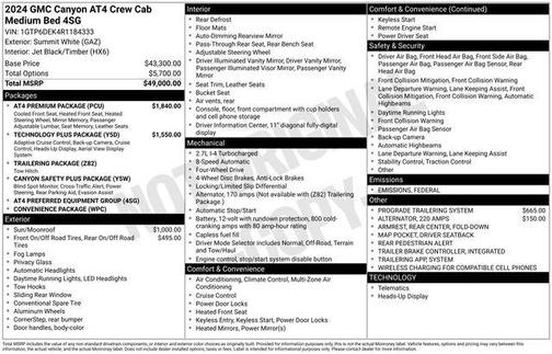 2024 GMC Canyon AT4