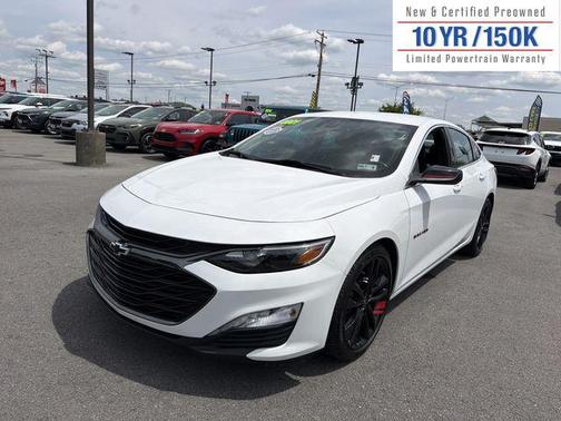 Summit White 2021 Chevrolet Malibu FWD LT