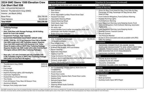 2024 GMC Sierra 1500 Elevation