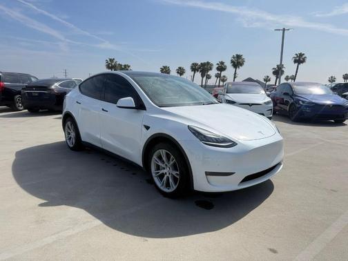 Pearl White Multi 2021 Tesla Model Y Long Range