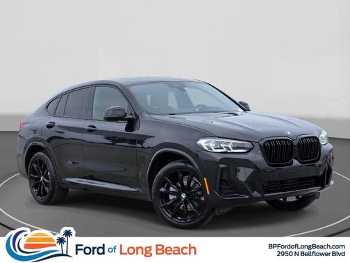 Black Sapphire Metallic 2022 BMW X4 xDrive30i