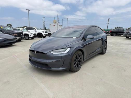 Black 2022 Tesla Model X Plaid