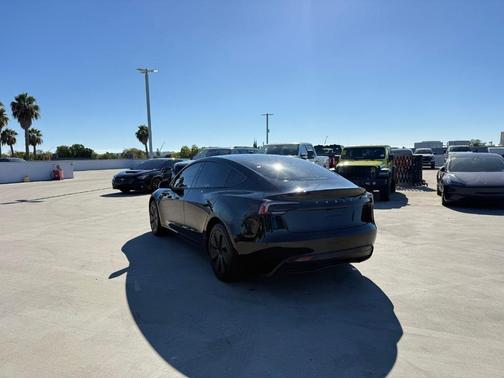 Black 2025 Tesla Model 3 Long Range
