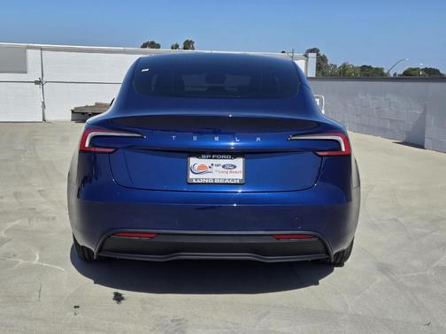 Blue 2025 Tesla Model 3 Long Range