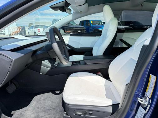 Blue 2025 Tesla Model 3 Long Range