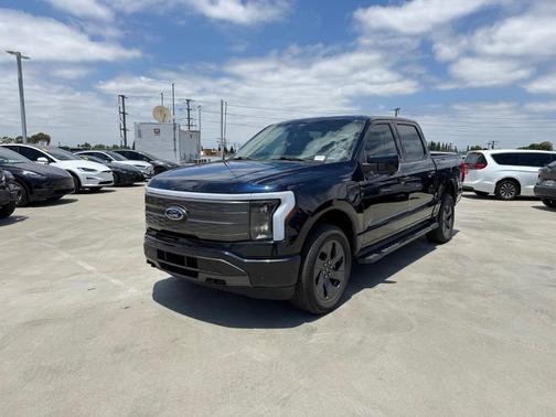 Blue Metallic 2022 Ford F-150 Lightning LARIAT