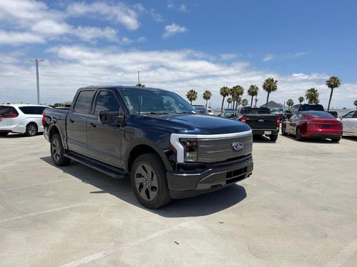 Blue Metallic 2022 Ford F-150 Lightning LARIAT