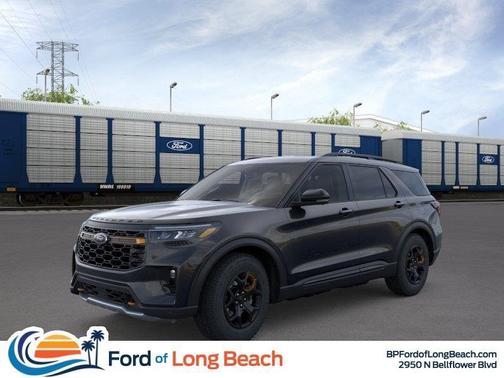 Agate Black Metallic 2026 Ford Explorer Tremor