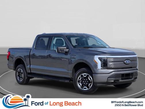 Gray Metallic 2023 Ford F-150 Lightning XLT