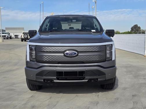 Gray Metallic 2023 Ford F-150 Lightning XLT