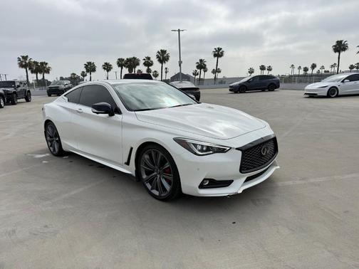 Majestic White 2022 INFINITI Q60 3.0t Red Sport 400