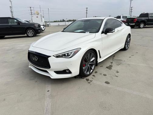 Majestic White 2022 INFINITI Q60 3.0t Red Sport 400