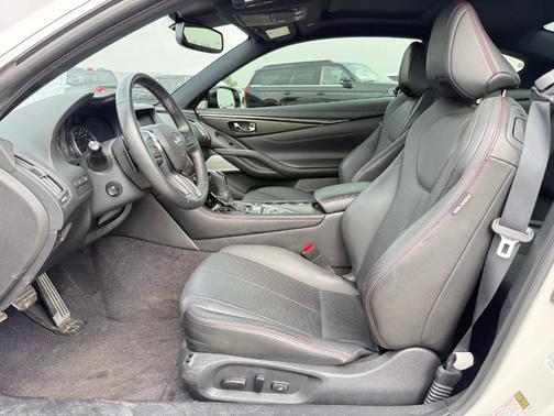 Majestic White 2022 INFINITI Q60 3.0t Red Sport 400