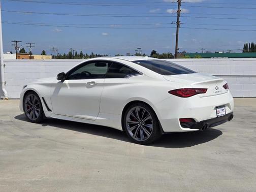 Majestic White 2022 INFINITI Q60 3.0t Red Sport 400