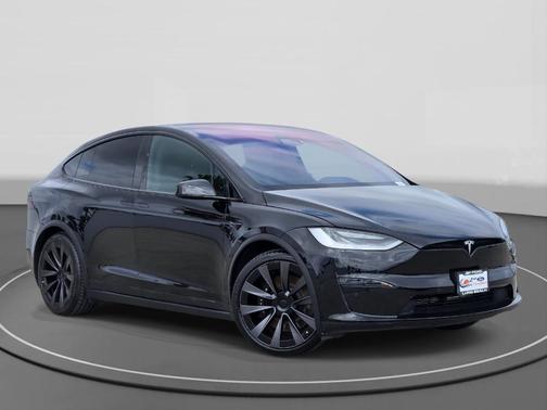 Black 2022 Tesla Model X Plaid