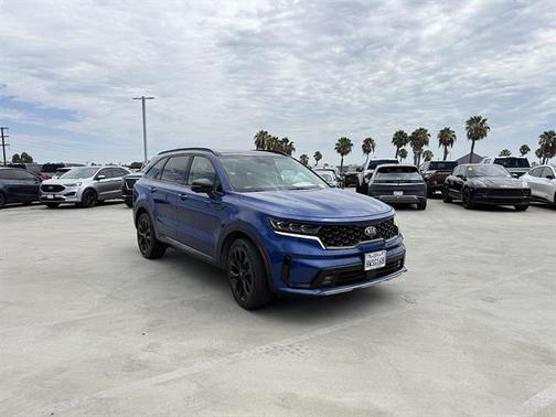 Sapphire Blue 2021 Kia Sorento SX-PRESTIGE