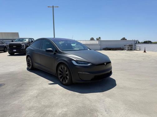 Black 2022 Tesla Model X Plaid