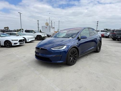 Blue 2023 Tesla Model X Standard Range