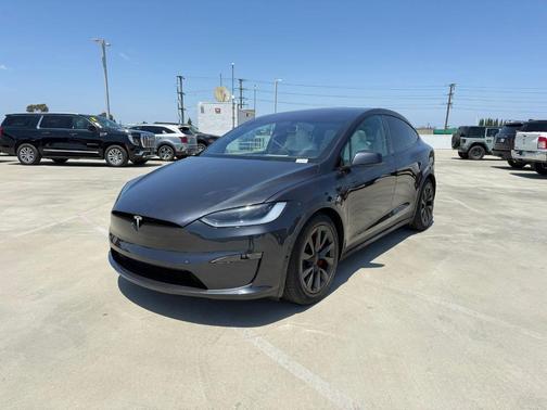 Gray 2024 Tesla Model X Plaid