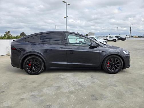 Gray 2024 Tesla Model X Plaid