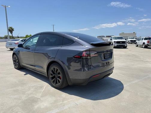 Gray 2024 Tesla Model X Plaid